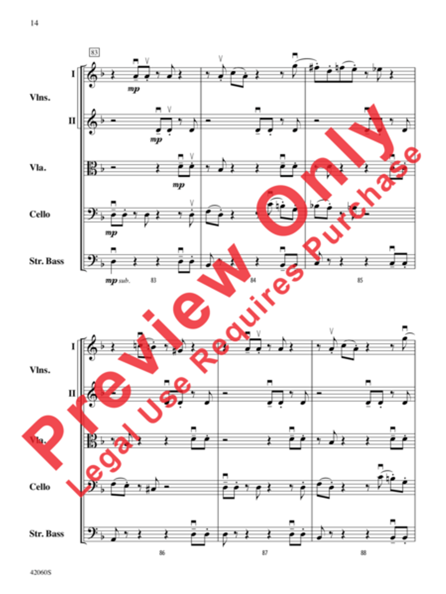 Haunted Places Haunted Places String Orchestra scores gallery preview page 15