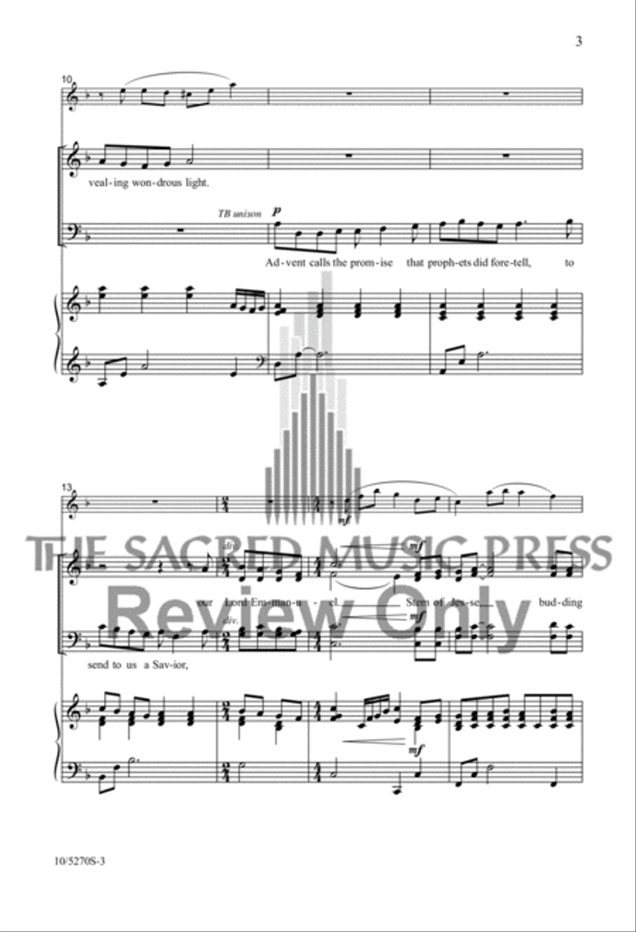 Advent Calls Advent Calls 4-Part scores gallery preview page 3