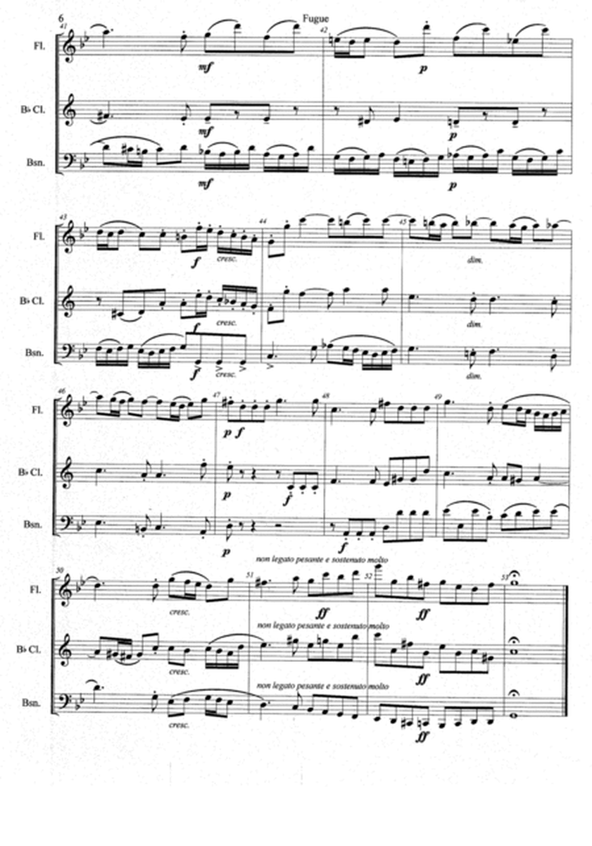 Fugue, from Suite no. 1 (Op. 15) image number null