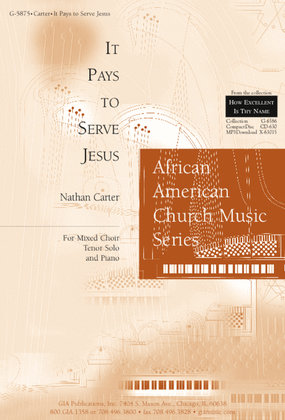 Book cover for It Pays to Serve Jesus