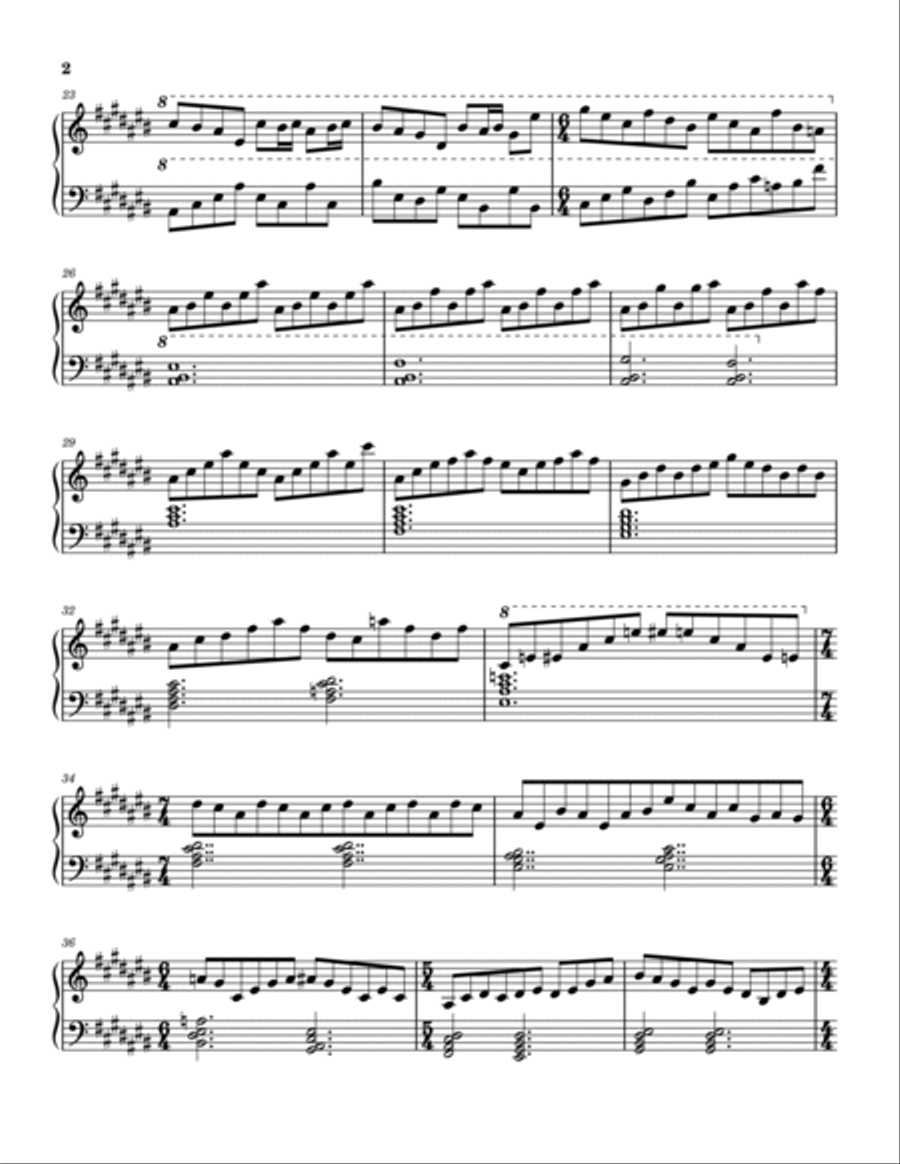 Transformation Piano Solo scores gallery preview page 2