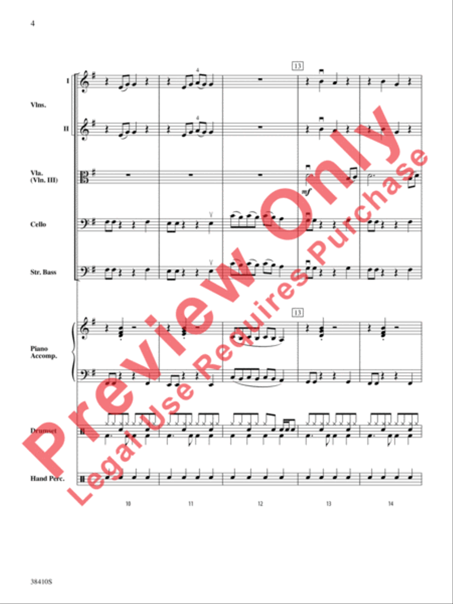 Any Way You Want It String Orchestra scores gallery preview page 5