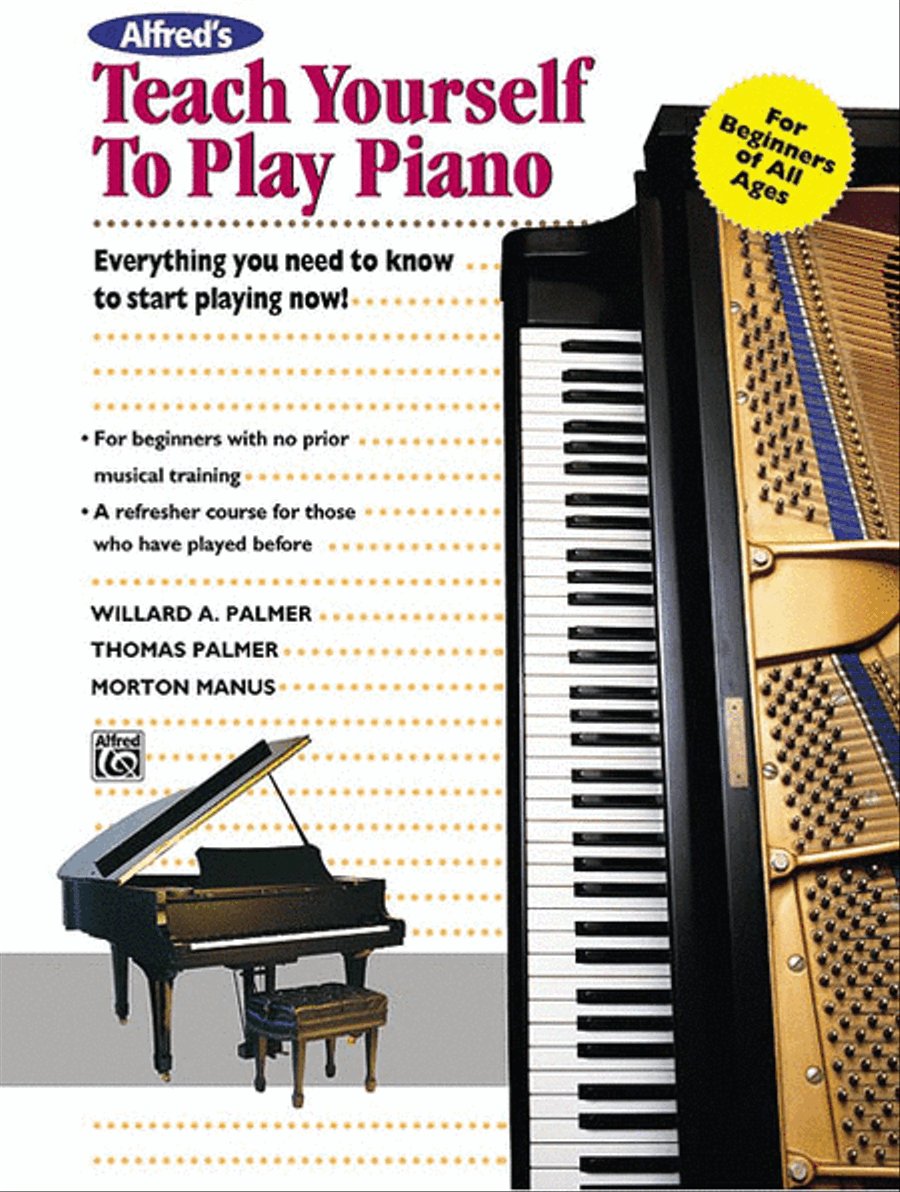 Alfred's Teach Yourself To Play Piano - Book/Enhanced CD Piano Method scores gallery preview page 1