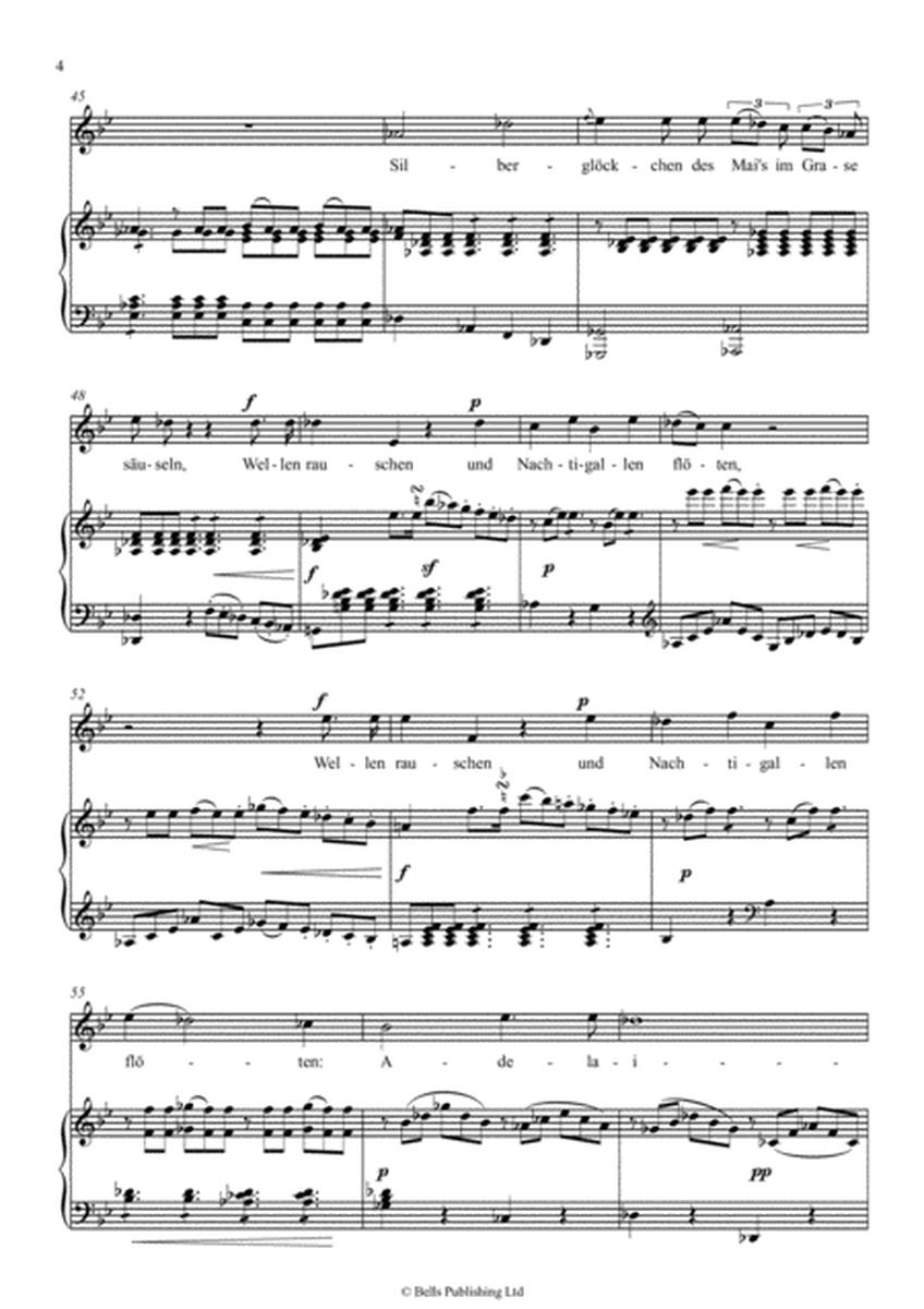 Adelaide, Op. 46 (Original key. B-flat Major)