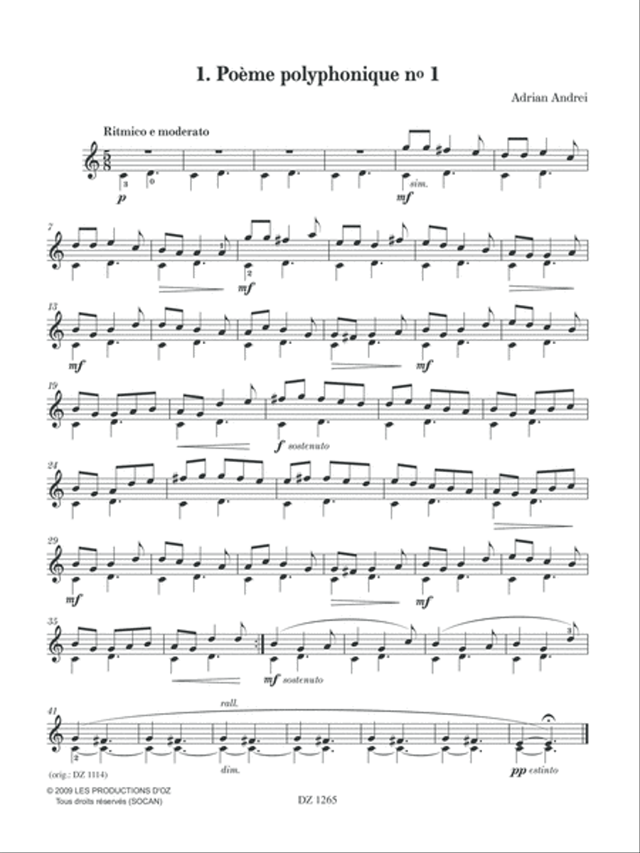 La guitare dans tous ses états, Série 2 - vol. 3 Classical Guitar scores gallery preview page 3
