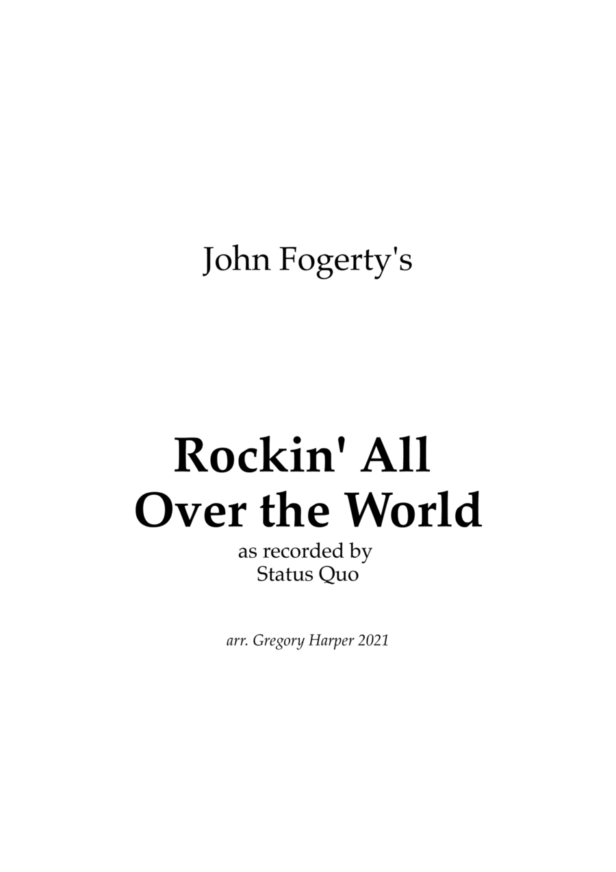 Rocking All Over The World String Quartet scores gallery preview page 1