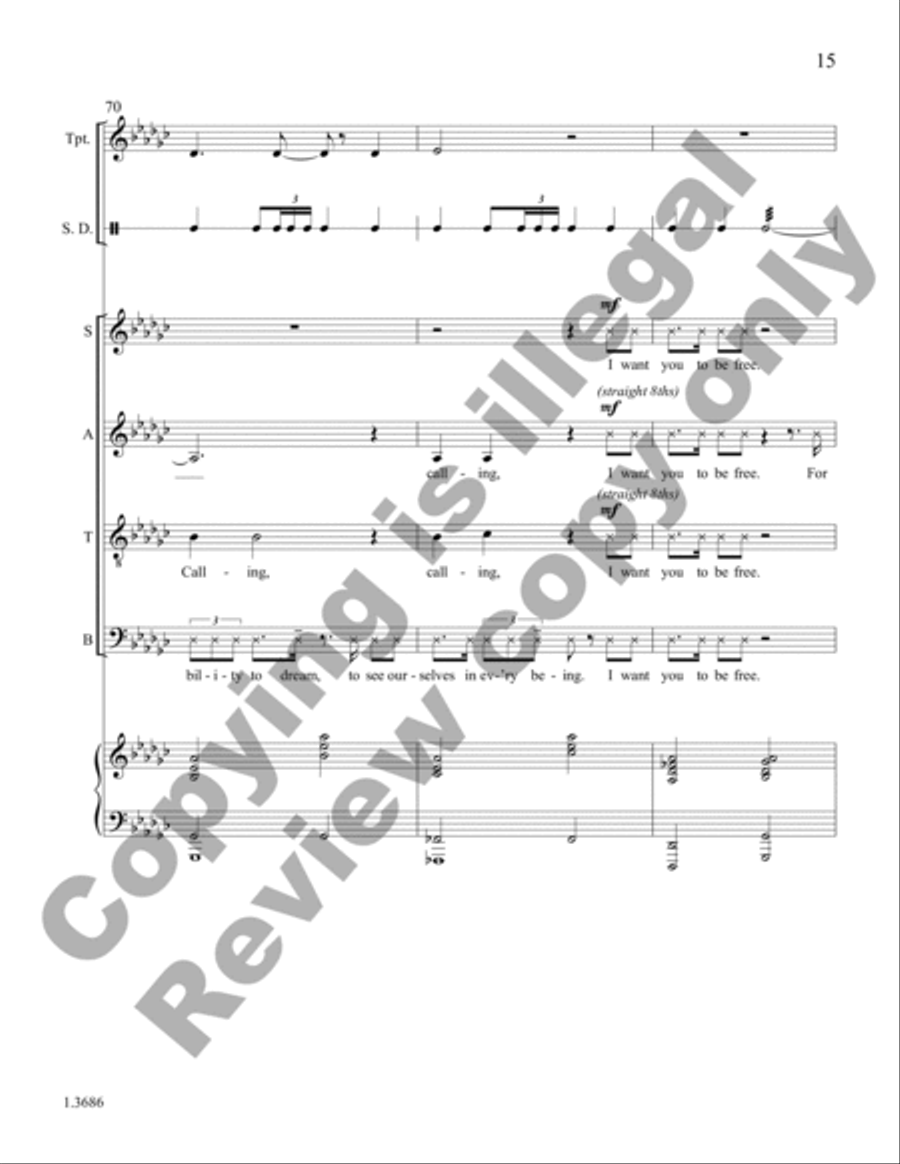 Light Transforms the Darkness (Choral Score)