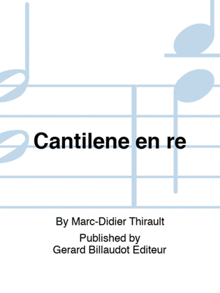 Cantilène en ré