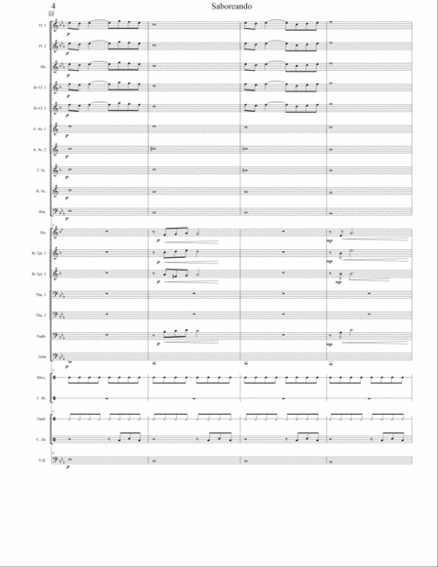 Saboreando Saboreando Concert Band scores gallery preview page 5