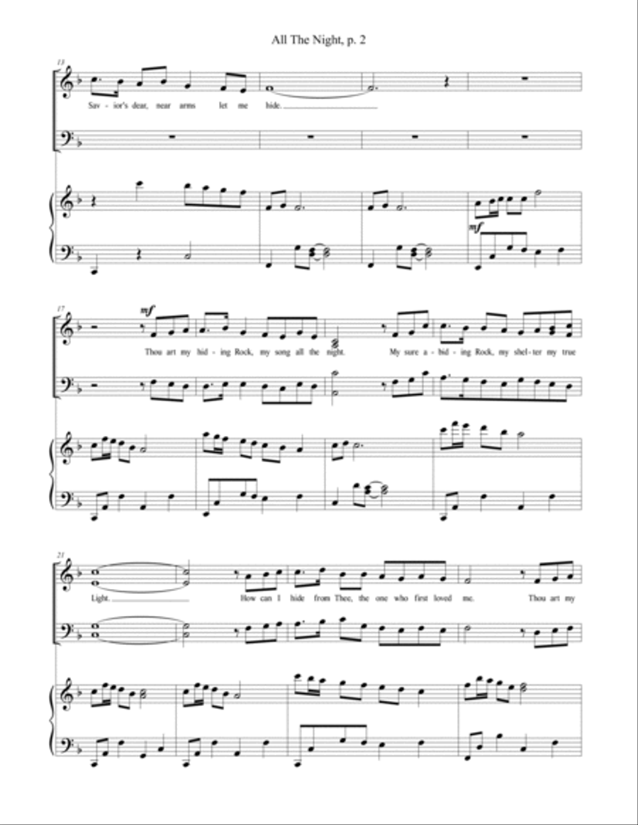 All The Night All The Night 4-Part scores gallery preview page 2