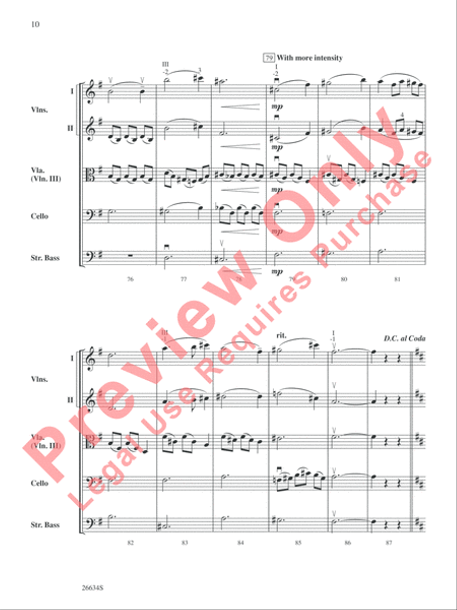 Ghosts of the Taman Negara String Orchestra scores gallery preview page 11
