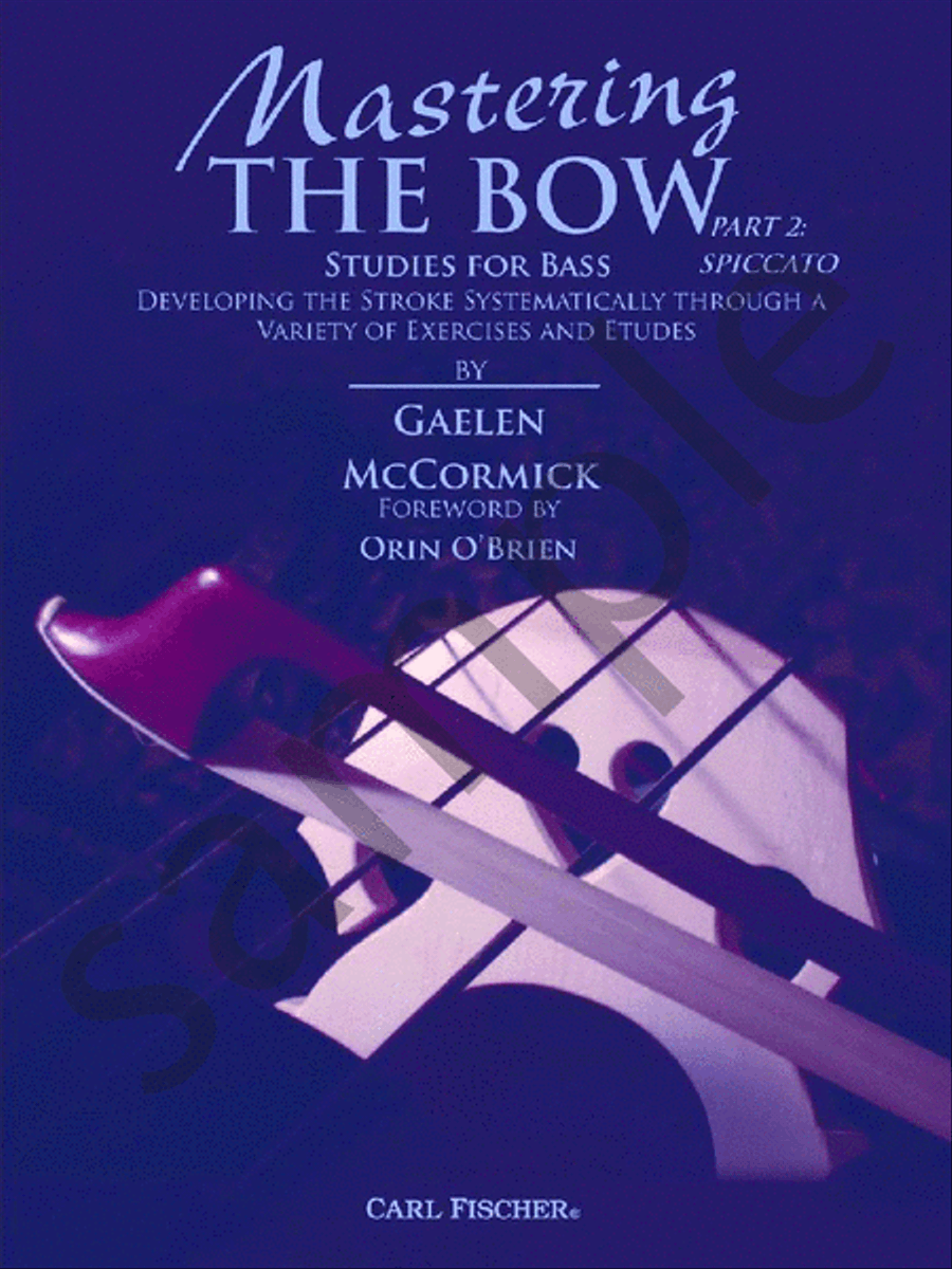 Mastering the Bow (Part 2: Spiccato) Double Bass scores gallery preview page 1