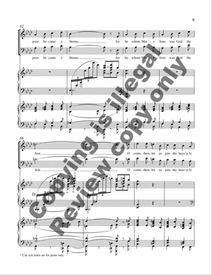 The Snow Lay on the Ground 4-Part scores gallery preview page 16