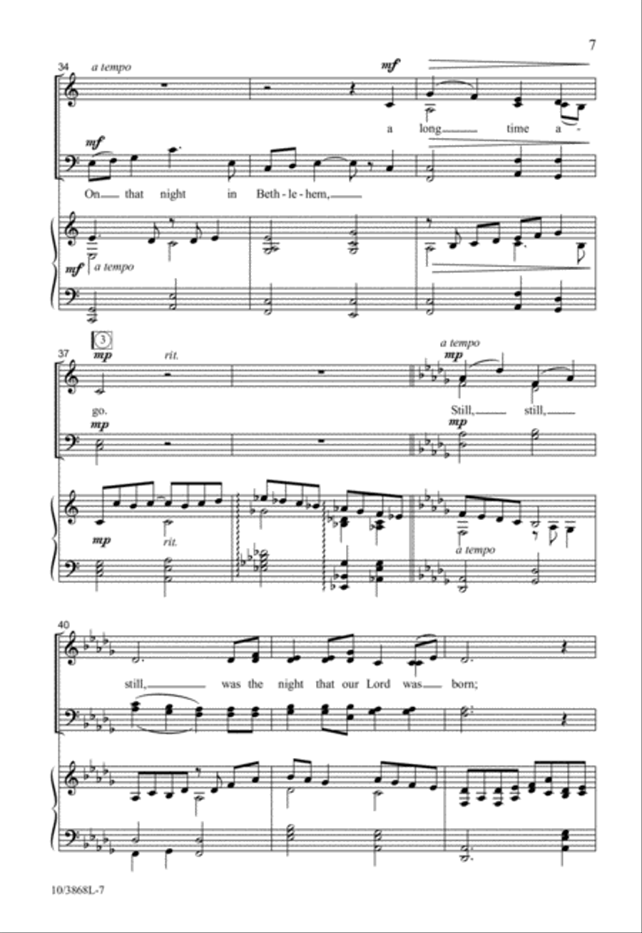 On that Night in Bethlehem 4-Part scores gallery preview page 8