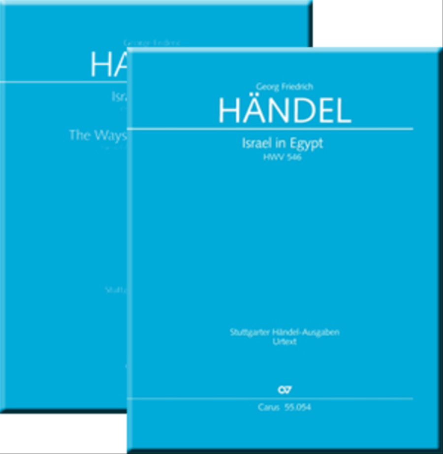 Israel in Egypt - Part I-III 4-Part scores gallery preview page 1
