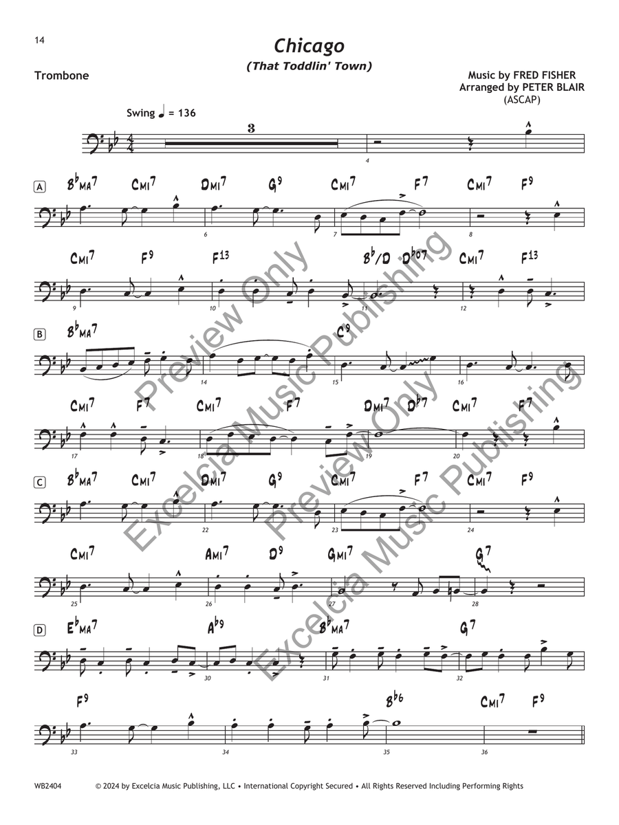 Solo Styles for Jazz - Trombone, Euphonium Small Ensemble scores gallery preview page 7