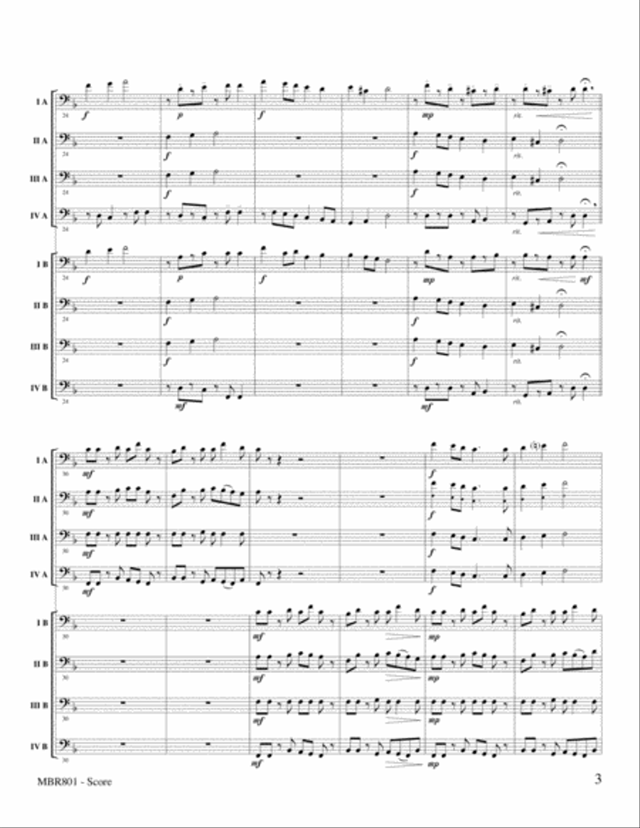 While By My Sheep Chamber Music scores gallery preview page 3
