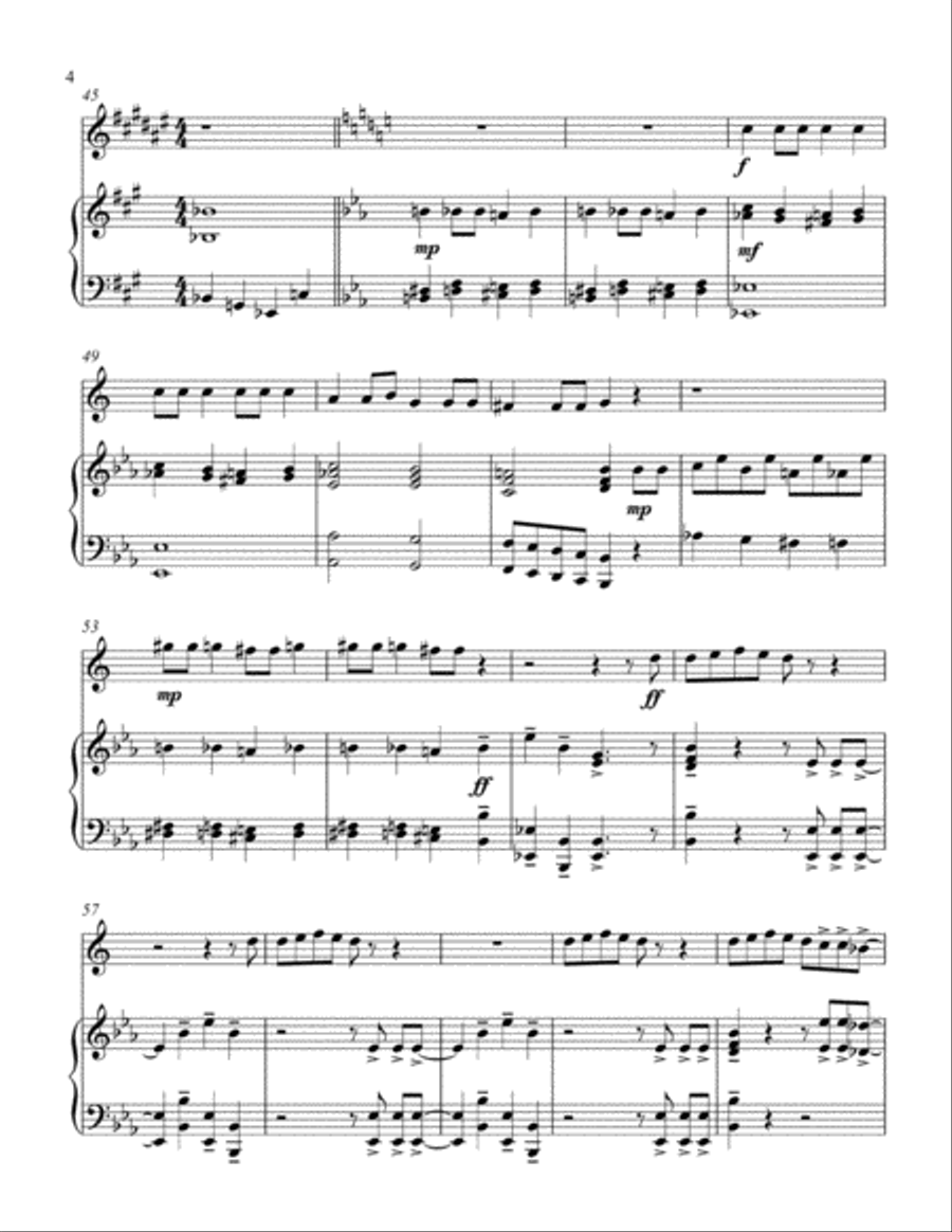 Bohemian Rhapsody Alto Saxophone scores gallery preview page 5