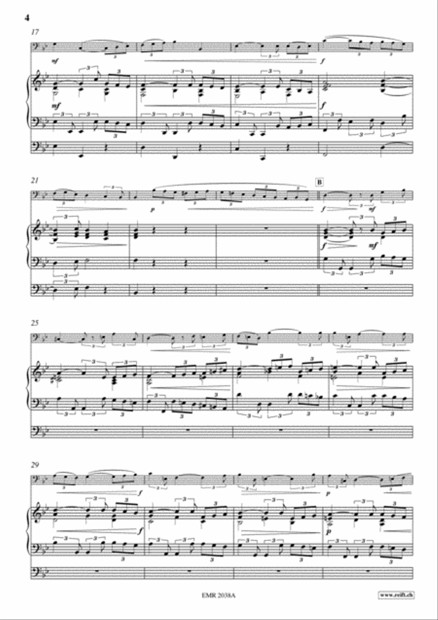 Sonata in G Minor Sonata in G Minor Trombone scores gallery preview page 5