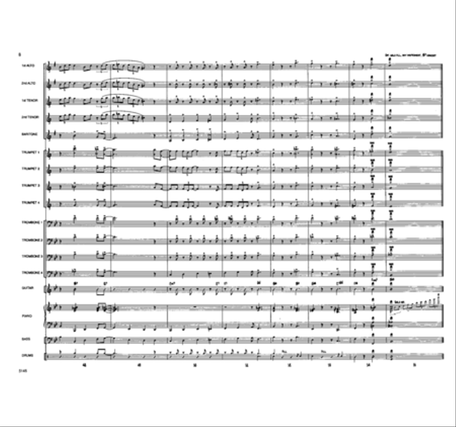 Big Daddy's Blues Jazz Ensemble scores gallery preview page 8