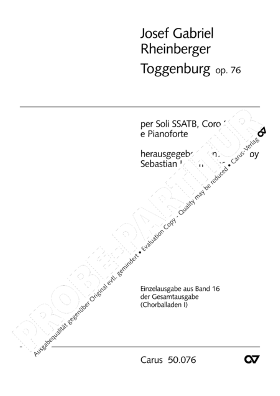 Toggenburg Toggenburg SSATB scores gallery preview page 4