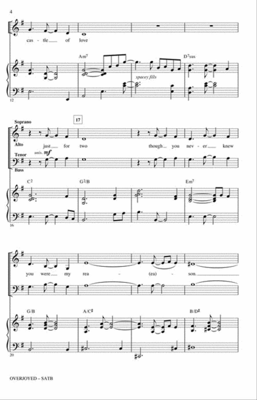 Overjoyed 4-Part scores gallery preview page 3