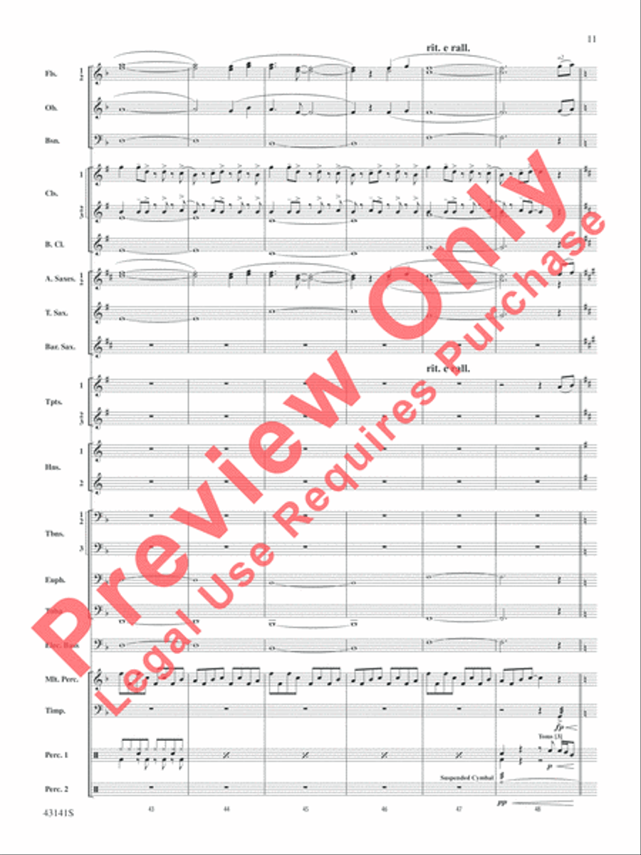 Bruno Mars Greatest Hits Concert Band scores gallery preview page 12