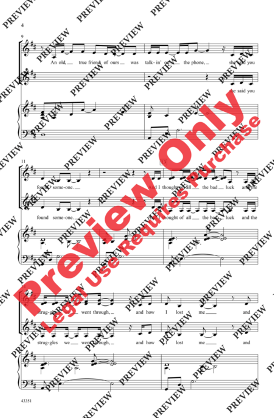 The Heart of the Matter Women's Choir scores gallery preview page 3