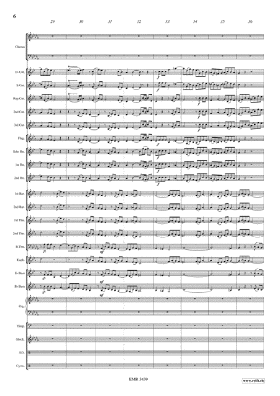 Ein' feste Burg ist unser Gott 4-Part scores gallery preview page 7