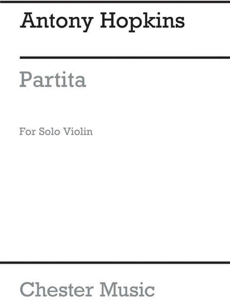 Partita In G Minor Solo Violin