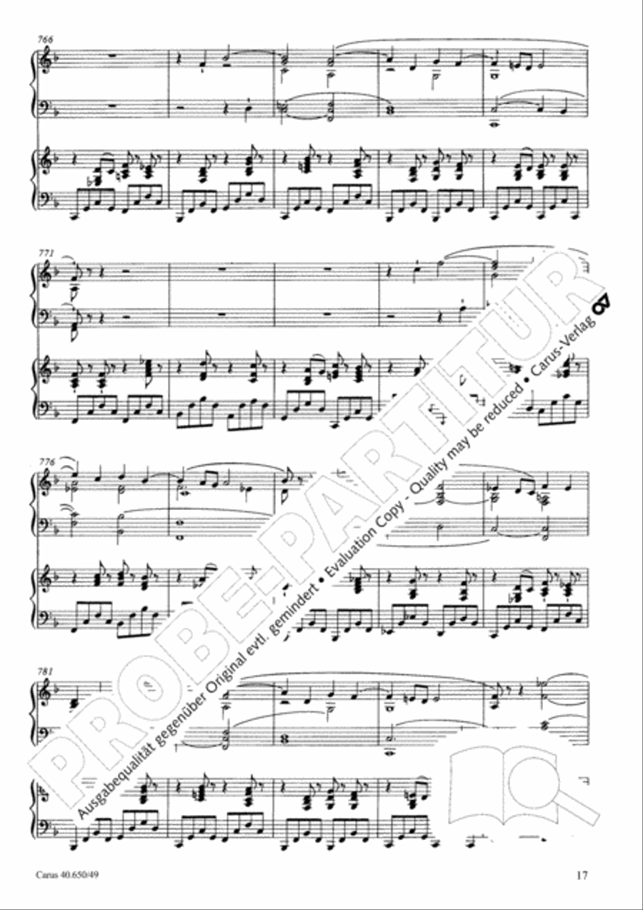 Petite Messe solennelle 4-Part scores gallery preview page 18