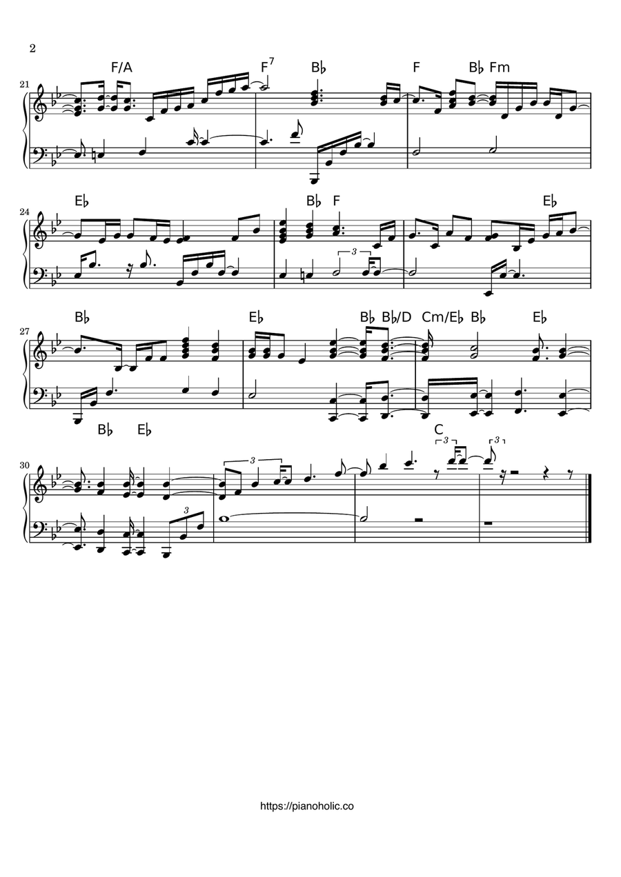 Can You Feel The Love Tonight Piano Solo scores gallery preview page 2