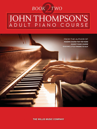 Book cover for John Thompson's Adult Piano Course – Book 2