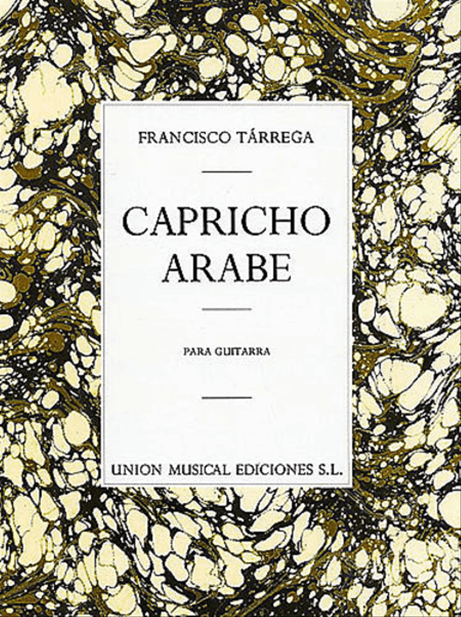 Capricho Arabe Acoustic Guitar - Sheet Music