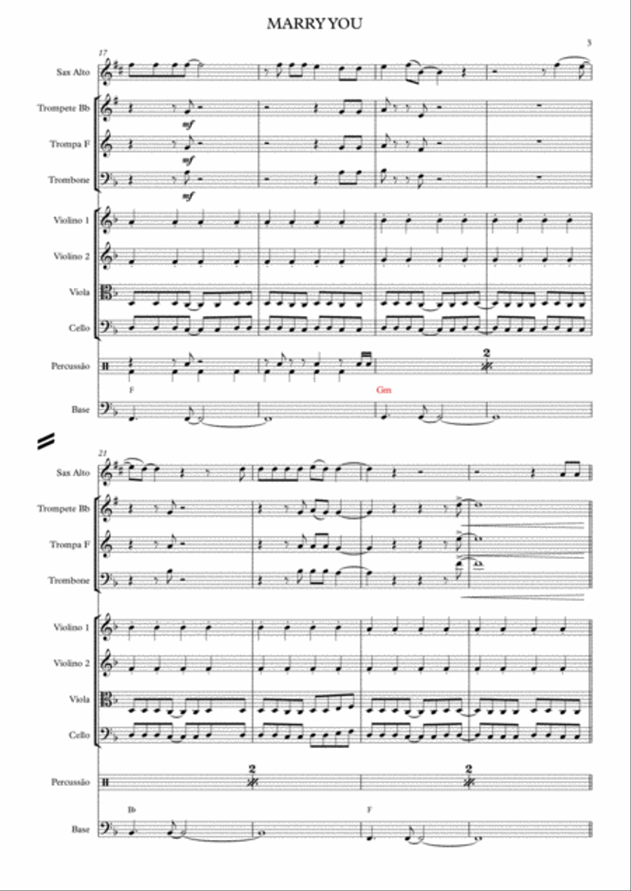 Marry You Large Ensemble scores gallery preview page 3