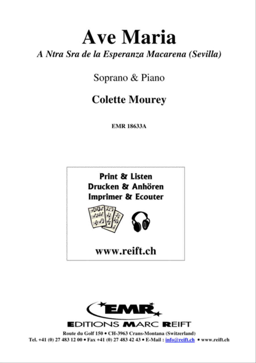 Ave Maria Piano Accompaniment scores gallery preview page 2