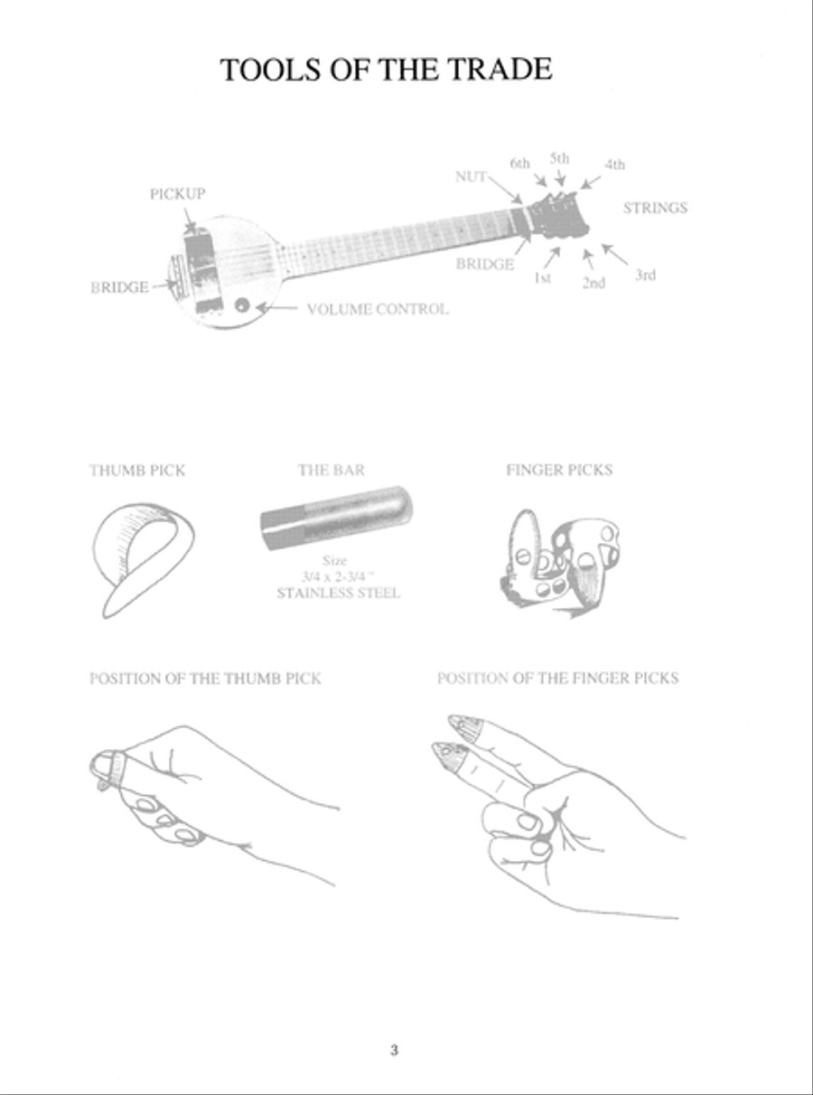 Basic C6th Nonpedal Lap Steel Method Electric Guitar scores gallery preview page 9