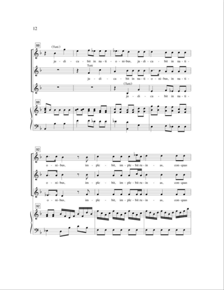 Dixit Dominus SSA scores gallery preview page 10
