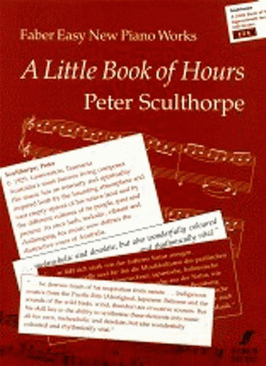 Sculthorpe - Little Book Of Hours Piano Solo scores gallery preview page 1