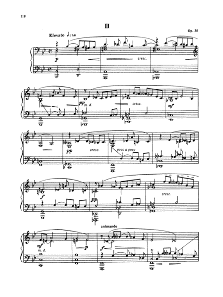 Scriabin: Preludes Piano Solo scores gallery preview page 1
