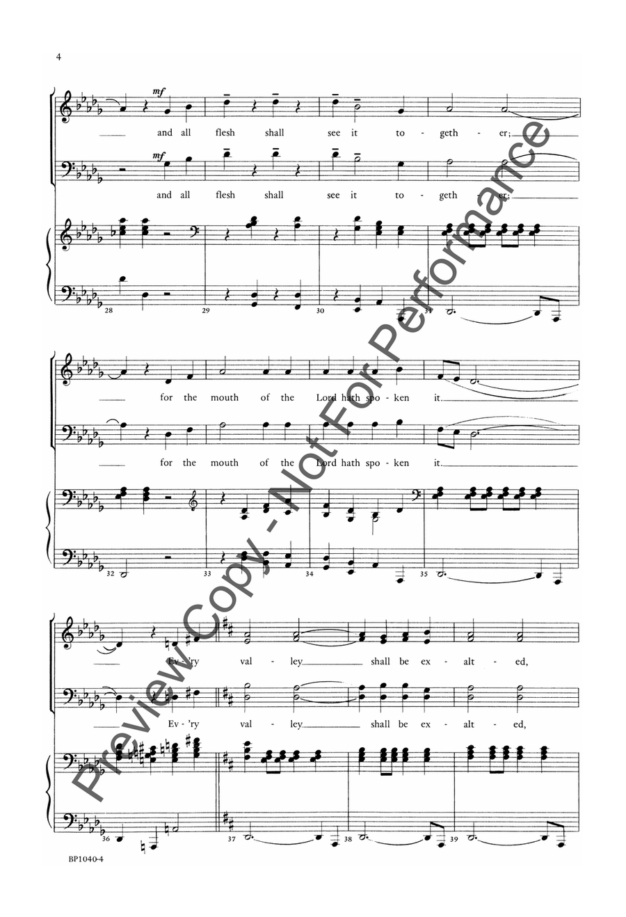 Every Valley Every Valley 4-Part scores gallery preview page 5