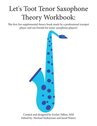 Let's Toot Tenor Saxophone Theory Workbook
