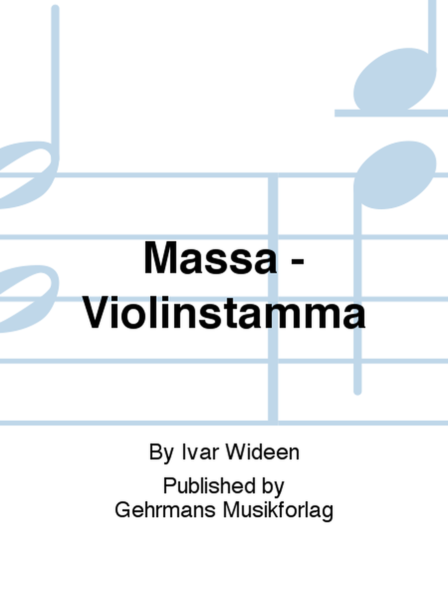Massa - Violinstamma