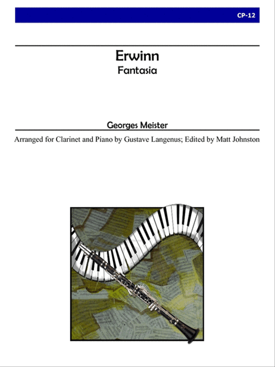Erwinn Fantasia for Clarinet and Piano Clarinet Solo scores gallery preview page 1