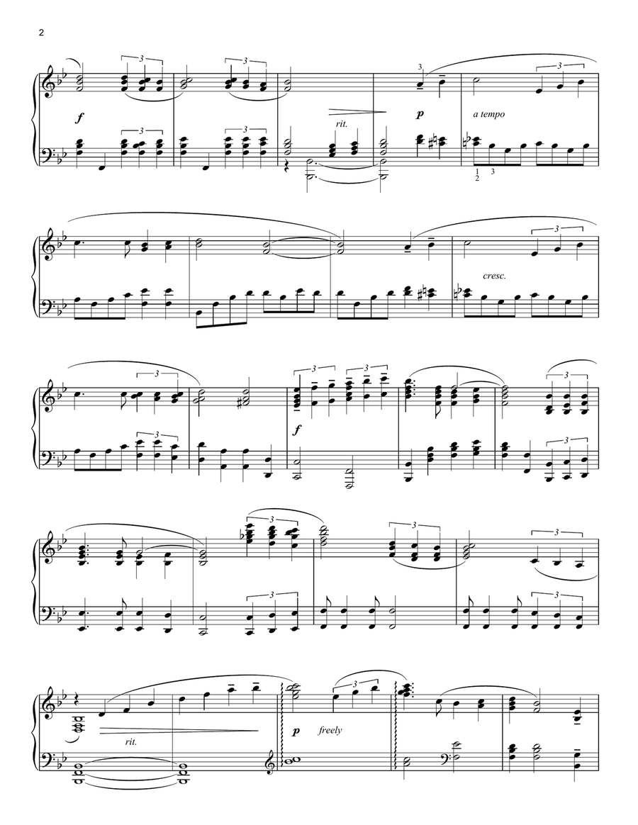 Majesty [Classical version] (arr. Phillip Keveren) Piano Solo scores gallery preview page 2
