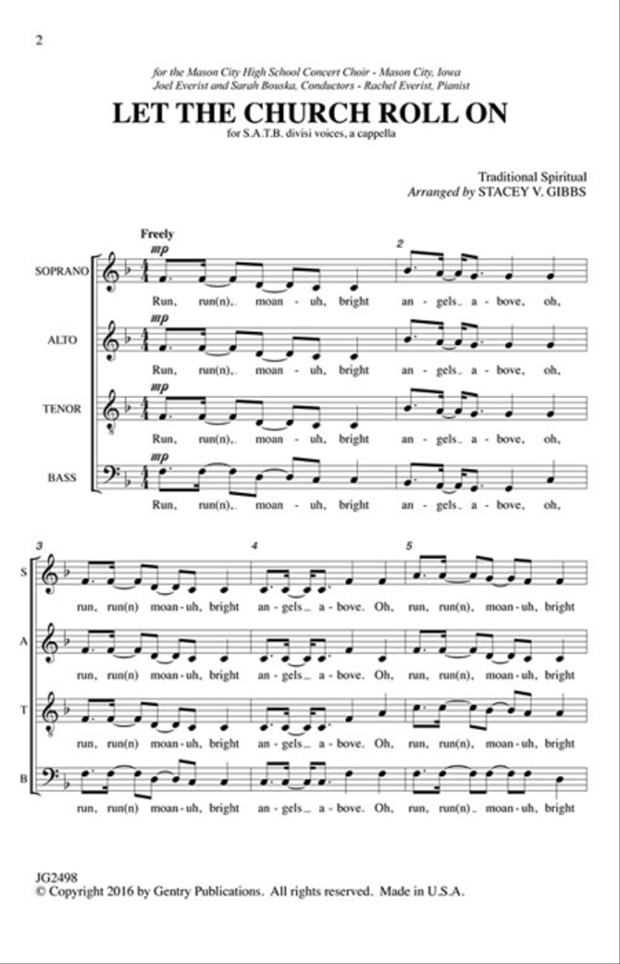 Let the Church Roll On Let the Church Roll On 4-Part scores gallery preview page 2