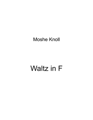 Waltz in F, for Violin and Piano