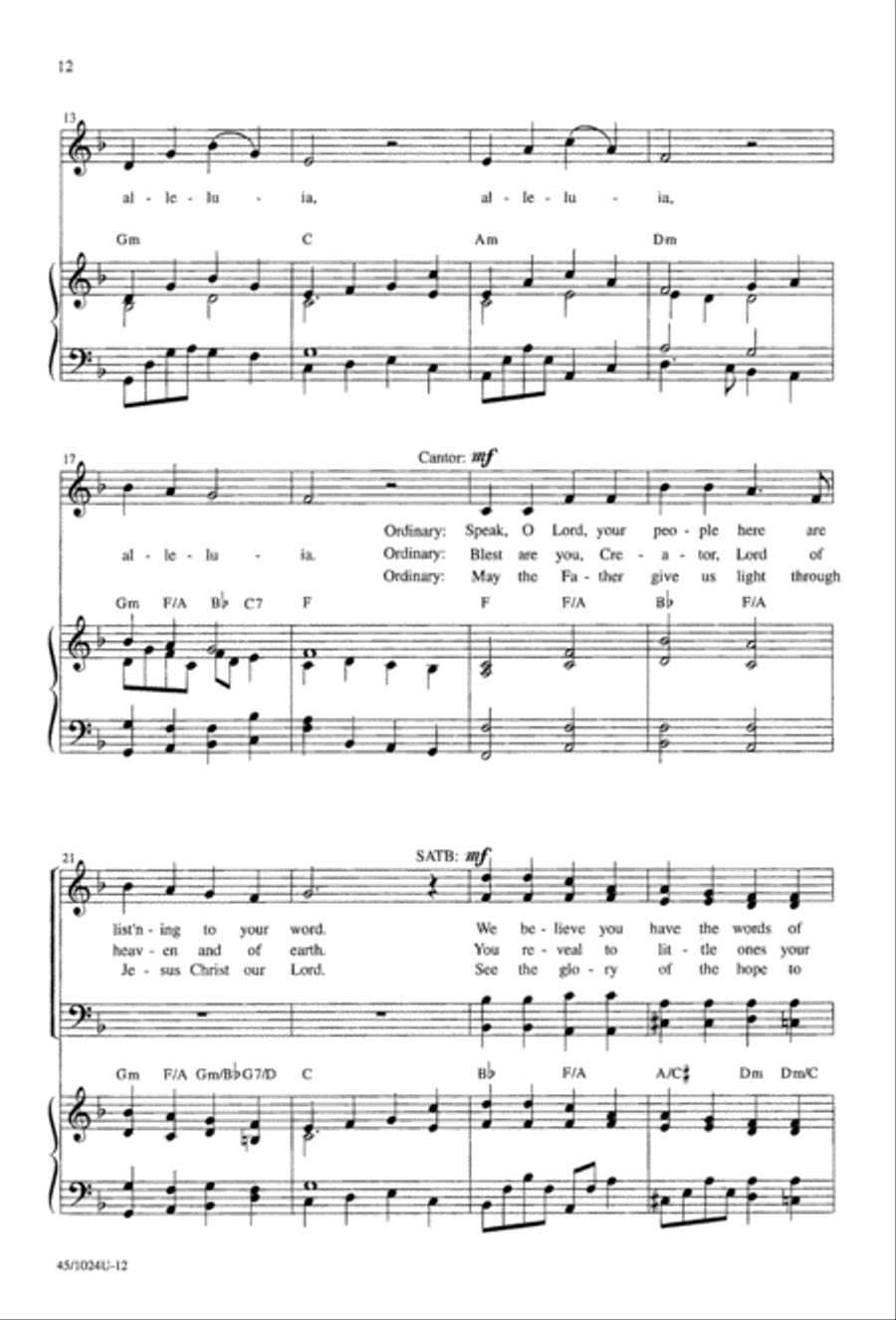Mass of Compassion Mass of Compassion 4-Part scores gallery preview page 12