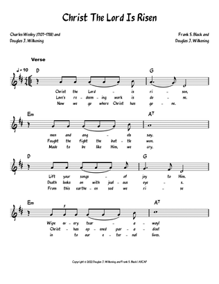 Christ The Lord Is Risen - Lead Sheet