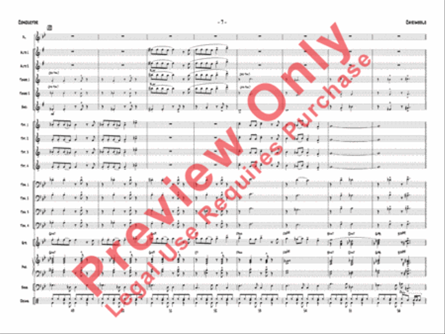 Chirimbolo Jazz Ensemble scores gallery preview page 10